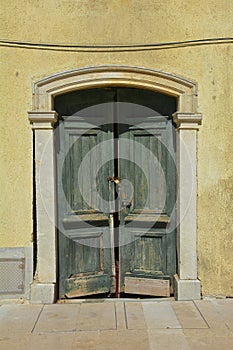 Old Doorway in Krk, Croatia