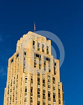 Old downtown office building