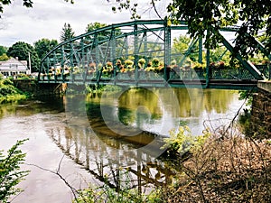 Old Drake Hill Flower Bridge in Connecticut