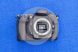 Old DSLR camera body without lens