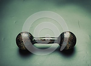 Old dumbbells weight