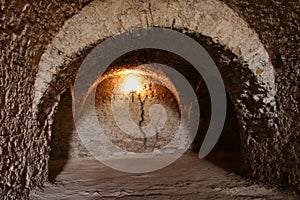 Old dungeon in Dubno castle