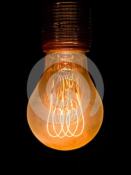 Old dusty light bulb