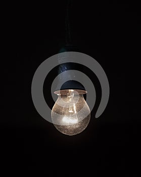 Old dusty light bulb