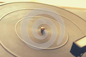 Old dusty record player.