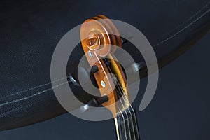 Old and dusty violin