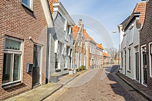 Old Dutch houses in a small village