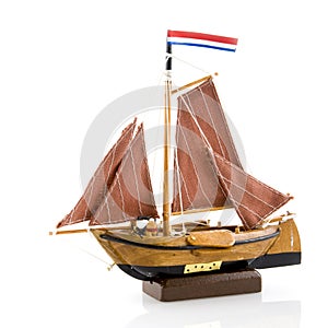 Old Dutch sailboat