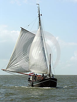 Viejo holandés barco 