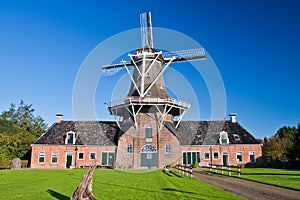 Old dutch windmill