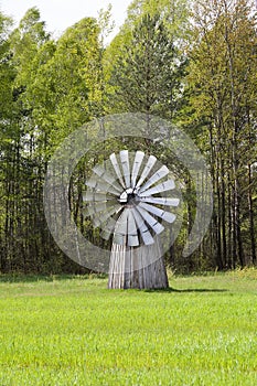 Old Dutch windmill in open-air museum, Kolbuszowa