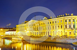 The old edifice in Saint Petersburg, Russia