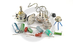 Old electonics components