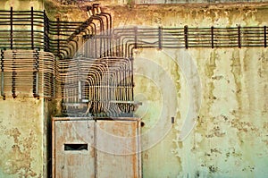 Old electric installations photo