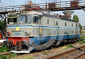 Old electric locomotive