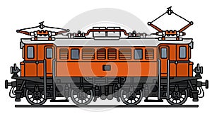 Old electric locomotive