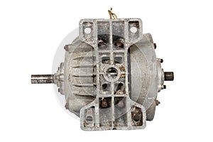 Old electric motor (isolated)