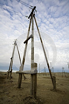 Old electric supports