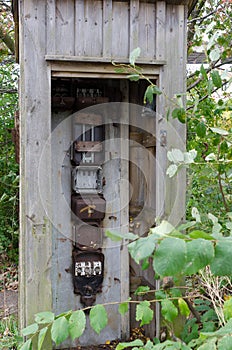 Old electrical cabinet