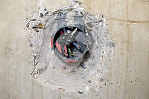 Old electrical socket