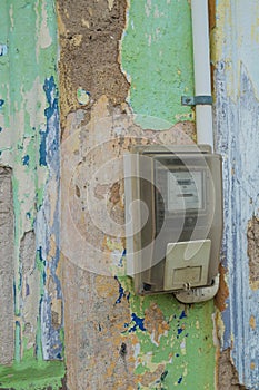 Old electricity meter