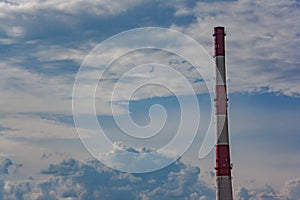 Old electricity station chimney