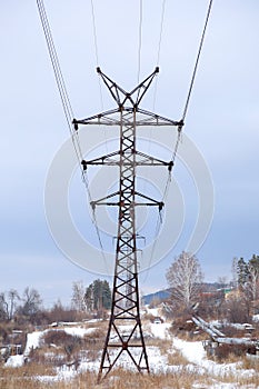 Old electricity transmission line