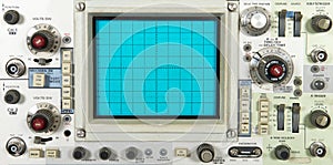 Old Electronic Oscilloscope Faceplate, Technology
