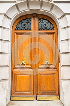 Old elegant door