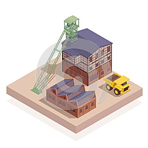 Old Elevator Building Isometric