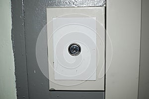 old elevator call button