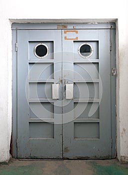 Old elevator door