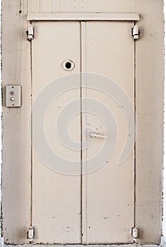 Old elevator door