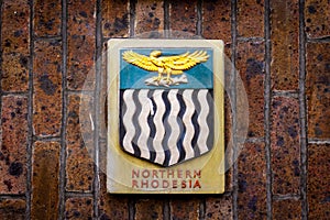 Old emblem of Northern Rhodesia photo