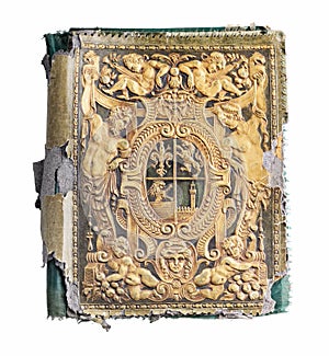 Old embossed book