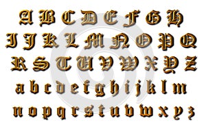 Old English Alphabet