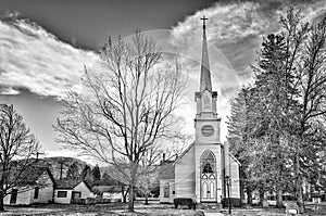 Old Episcopal Church in Central Nevada