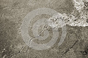 Old Eroded Concrete Floor