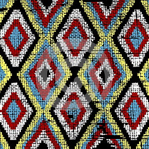 Old ethnic canvas fabric texture