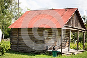 Old ethnic huts and houses of Ukrainians in Pereyaslav