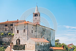 old european architecture bell tower