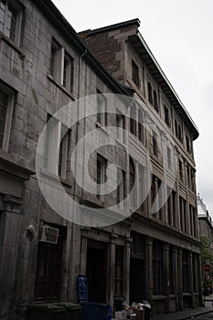 Old European Buildings with Overcast Sky