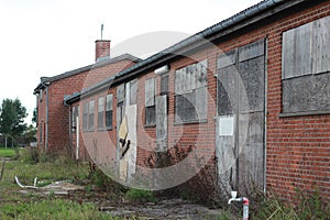 Old european factory or house ruin