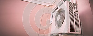 Old external split wall type air conditioner