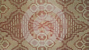 Old fabric background. Texture drawing cage background.