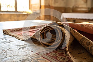 Old Fabric Cloth Texture Background