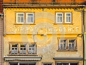 Old facade in Bad Frankenhausen