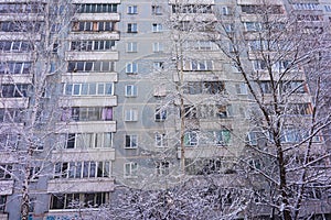 Old Facade of Building