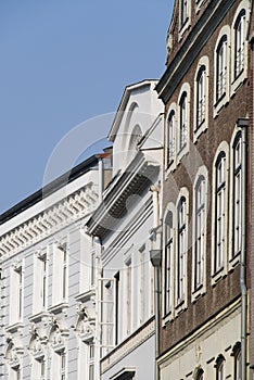 Old facade in luebeck, germany