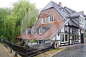 Old Fachwerk house in Goslar photo